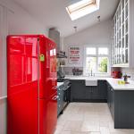 Красная кухня: ярко, стильно и современно Дизайн кухни с красным кухонным гарнитуром